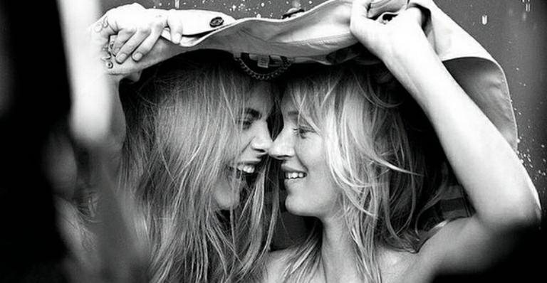 Cara Delevingne e Kate Moss posam juntas em nova campanha - Instagram/Reprodução