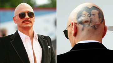James Franco exibe tatuagem falsa na cabeça - Getty Images