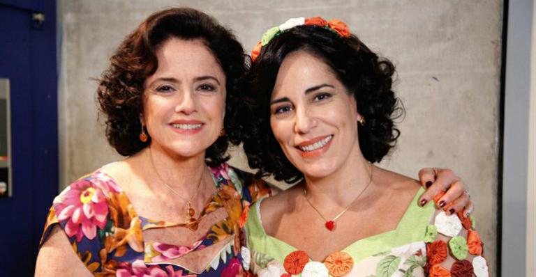 Marieta Severo com a Gloria Pires - Globo/Ellen Soares/Paulo Belote