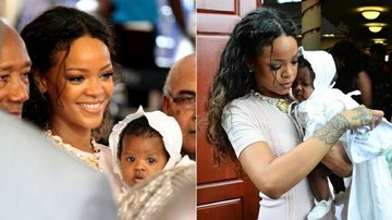 Rihanna no batizado da sobrinha - AKM-GSI / AKM-GSI