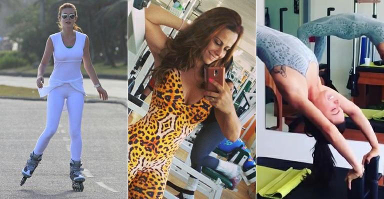 Macacão fitness: veja 10 famosas que usam a peça para malhar e inspire-se - Foto-montagem