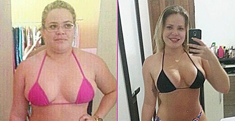 De biquíni, Paulinha Leite mostra antes e depois de perder 39kg - Reprodução/ Instagram