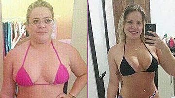 De biquíni, Paulinha Leite mostra antes e depois de perder 39kg - Reprodução/ Instagram