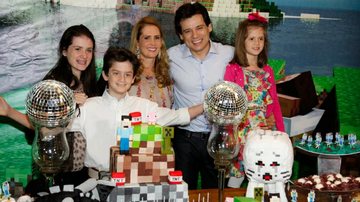 Celso Portiolli em família - Marcos Ribas/FotoRioNews