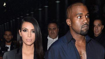 Kanye West e Kim Kardashian em Paris - Getty Images