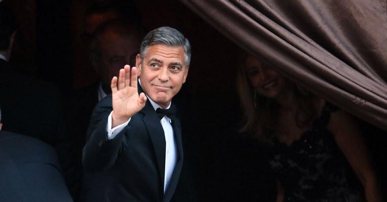 George Clooney se casa com Amal Alamuddin em Veneza - AKM-GSI