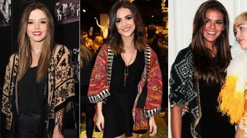 Casaquetos e kimonos viram hit entre as famosas como Bruna Marquezine. Saiba como usar! - Photo Rio News