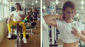 Vivianne Araújo usa roupa descolada na academia - Instagram/Reprodução