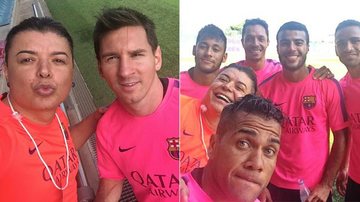David Brazil tieta jogadores do Barcelona - Instagram/Reprodução