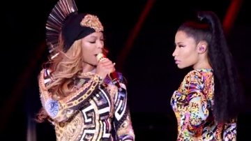 Beyoncé e Nicki Minaj - Reprodução