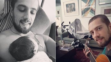 Rafael Cardoso e a filha Aurora, nascida em 01/10/2014 - Instagram/Reprodução