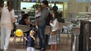 Marcelo Serrado curte passeio com seus três filhos - Marcus Pavão/AgNews