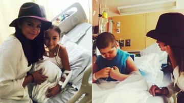 Selena Gomez visita crianças em hospital - Instagram/Reprodução