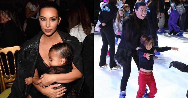 Kourtney Kardashian critica  a irmã, Kim,  como mãe - Getty Images