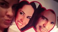 Graciele Lacerda mostra almofada romântica com a foto de Zezé di Camargo - Instagram/Reprodução