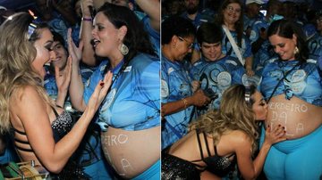 Sabrina Sato beija barriga de grávida durante ensaio para o Carnaval - AgNews e Photo Rio News