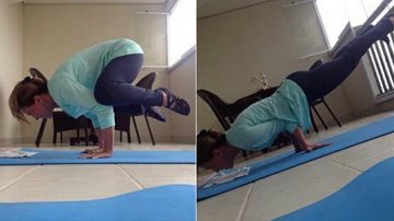 Zilu mostra equilíbrio impressionante em aula de ioga - Instagram/Reprodução