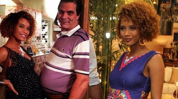 Grávida, Taís Araújo compara barrigão com o ator Luiz Henrique Nogueira - Reprodução/ Instagram