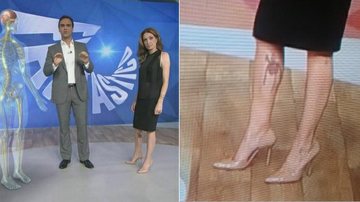 Internautas destacam tatuagem de Poliana Abritta no Fantástico - TV Globo/Reprodução