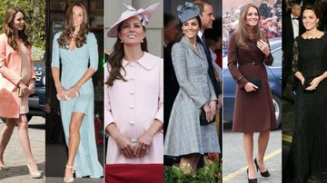 Kate Middleton adota estilo sexy na segunda gravidez. Compare os looks - Foto-montagem