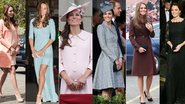 Kate Middleton adota estilo sexy na segunda gravidez. Compare os looks - Foto-montagem