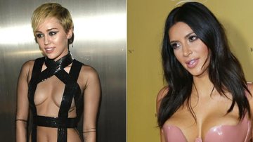 Miley Cyrus e Kim Kardashian - Getty Images