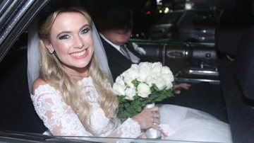 Thaís Pacholek e Belutti recebem convidados famosos em seu casamento - Thiago Duran/AgNews