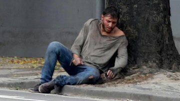 Império: personagem de Klebber Toledo vira mendigo e ator grava cenas nas ruas do Rio - Andre Freitas / AgNews