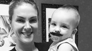 Ana Hickmann mostra foto do filho com chupeta de bigode - Instagram/Reprodução