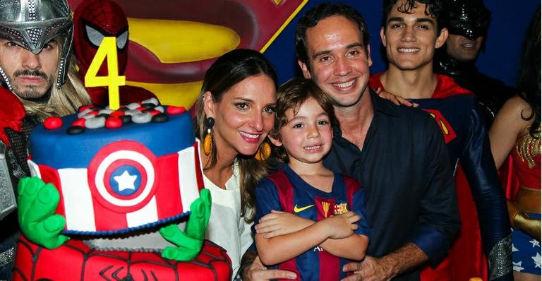 Festa de aniversário de 4 anos de João, filho do ex-jogador de futebol Caio Ribeiro - Manuela Scarpa/Foto Rio News