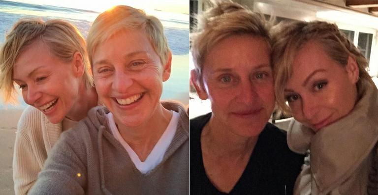 Ellen DeGeneres e Portia de Rossi - Reprodução / Twitter