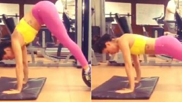Isis Valverde mostra toda sua elasticidade em treino na academia - Instagram/Reprodução