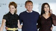 Daniel Craig com Monica Bellucci e Lea Seydoux - Reuters