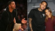 Drake, Chris Brown e Karrueche Tran - Getty Images
