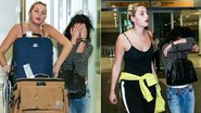 FKA Twigs, namorada de Robert Pattinson, se irrita com fotógrafos ao desembarcar no Brasil - Manuela Scarpa / Photo Rio News
