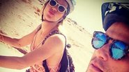 Bruno Gagliasso e Giovanna Ewbank pedalam pelo deserto no Chile - Instagram/Reprodução
