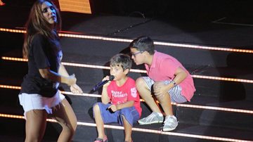 Ivete Sangalo divide o palco com o filho em show - Thyago Andrade/Foto Rio News