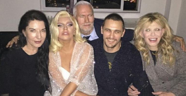 Lady Gaga curte festa com Courtney Love e James Franco em Nova York - Instagram/Reprodução
