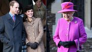 Príncipe William e Kate Middleton; Rainha Elizabeth II - Getty Images
