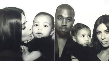 Kim Kardashian mostra fotos com a família - Reprodução / Instagram