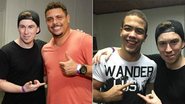 Ronaldo curte festa eletrônica ao lado de Ronald - Ari Kaye/Divulgação e Instagram/Reprodução