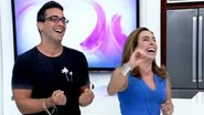 André Marques e Cissa Guimarães no Mais Você - TV Globo/Reprodução