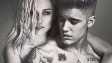 Miley Cyrus faz montagem com fotos de Justin Bieber - Reprodução/ Instagram