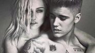 Miley Cyrus faz montagem com fotos de Justin Bieber - Reprodução/ Instagram