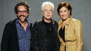 Alexandre Nero, Aguinaldo Silva e Lilia Cabral - Renato Rocha Miranda/TV Globo