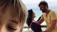 Filho de Cássio Reis tira selfie e revela momento romântico do pai com Fernanda Vasconcellos - Reprodução/ Instagram
