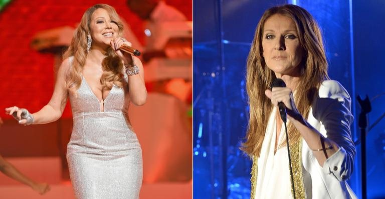 Mariah Carey e Celine Dion - Getty Images