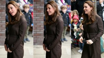 Grávida de seis meses, Kate Middleton exibe barriguinha em Londres - Getty Images