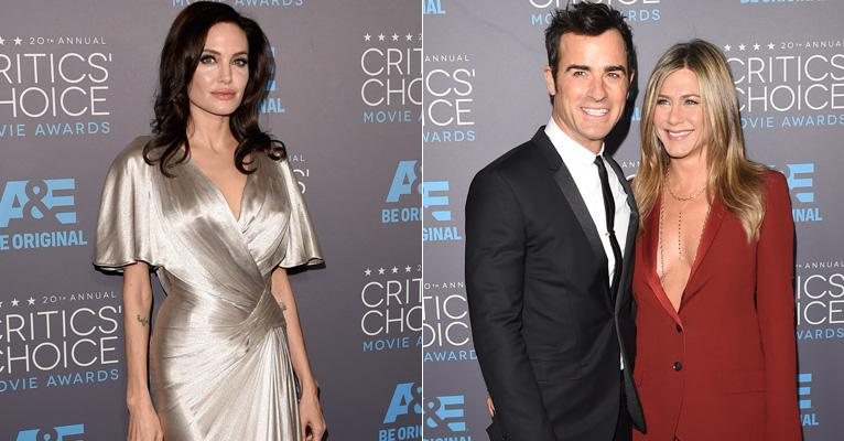 Angelina Jolie e Jennifer Aniston se evitam em premiação - Getty Images
