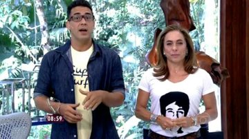 Cissa Guimarães e André Marques - TV Globo/Reprodução